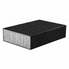 Губка наждачна, 70 x 25 x 100 мм, K180