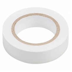 Ізоляційна стрічка біла 15 mm x 0.13 mm x 10m