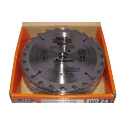 K16024H-X10 Пила D=160 K=2,2/1,4 F=20 Z=24 ATB