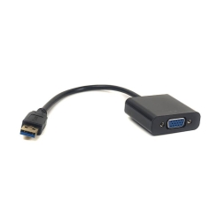 Кабель-перехідник PowerPlant USB 3.0 M - VGA F
