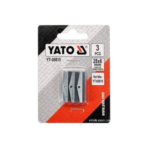 Камені точильні для хона YT-05810 YATO 28х6 мм, 3 шт.