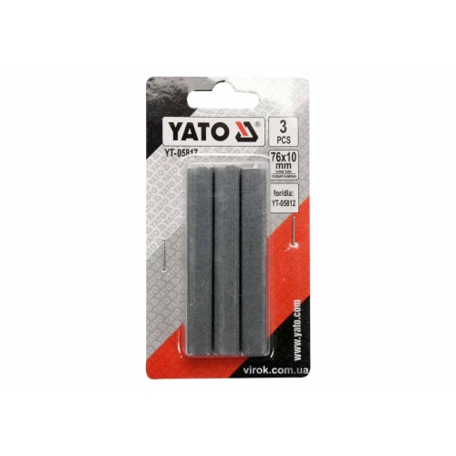 Камені точильні для хона YT-05812 YATO 76 х 10 мм, 3 шт.