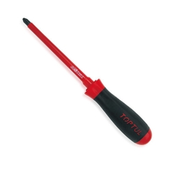 Хрестова викрутка PH0 x 75mm ізольована (1000V) TOPTUL FBEB0008