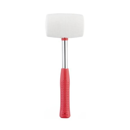 Киянка гумова, 780 г, 65 мм, бiла гума, металева ручка INTERTOOL HT-0235
