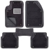 Килимки PVC знімна повсть КУ-16044 BK 5шт./компл. чорні 74x50 47x50 23x50 м/п