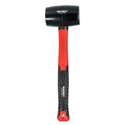 Киянка гумова 450 г чорна, фіберглас Vitals Master