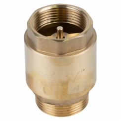 Клапан зворотній M1 1/4"xF1 1/4" (латунь) euro 510г AQUATICA (779657)