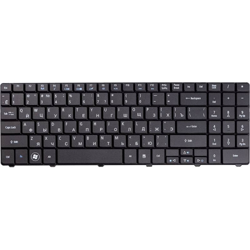 Клавіатура для ноутбука ACER Aspire 5516, eMachines E525 чорний, без кадру
