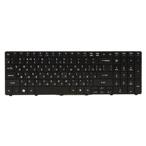 Клавіатура для ноутбука ACER Aspire 5810 чорний, чорний кадр