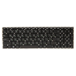 Клавіатура для ноутбука ASUS F551, X551 чорний, без кадру
