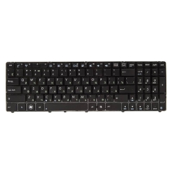 Клавіатура для ноутбука ASUS K52, K52J, K52JK чорний, чорний кадр