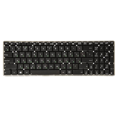 Клавіатура для ноутбука ASUS K55, K75A, K75VD чорний, без кадру