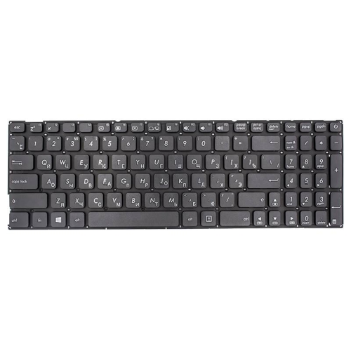 Клавіатура для ноутбука ASUS X541 чорний, без кадру