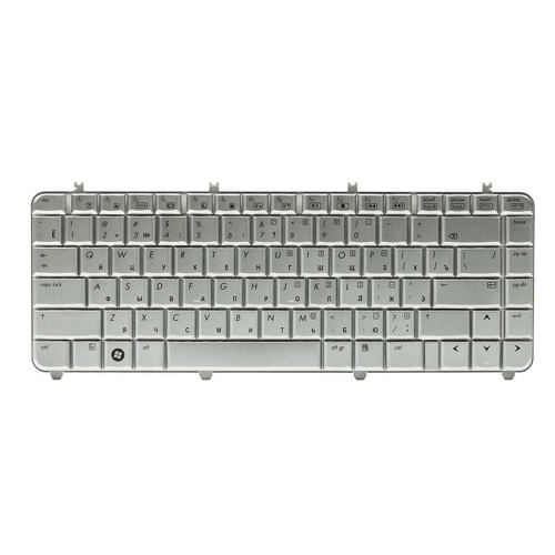Клавіатура HP Pavilion DV5, DV5T, DV5-1000 сріблястий, сріблястий кадр