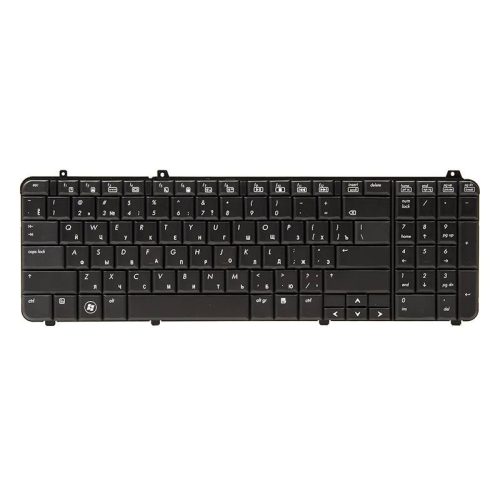 Клавіатура для ноутбука HP Pavilion DV6-1000, DV6T-1000 чорний, чорний кадр