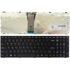 Клавіатура для ноутбука IBM/LENOVO B50-30, IdeaPad Z50-70 чорний, чорний кадр