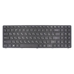 Клавіатура для ноутбука IBM/LENOVO IdeaPad 100-15IBD чорний, чорний кадр