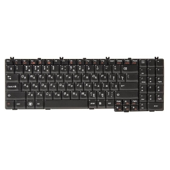 Клавіатура для ноутбука IBM/LENOVO IdeaPad G550, G555 чорний, чорний кадр