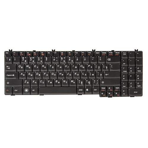 Клавіатура для ноутбука IBM/LENOVO IdeaPad G550, G555 чорний, чорний кадр