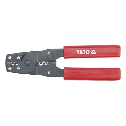 Кліщі для обтиснення та зачистки проводів YATO, l=180 мм [10/60]