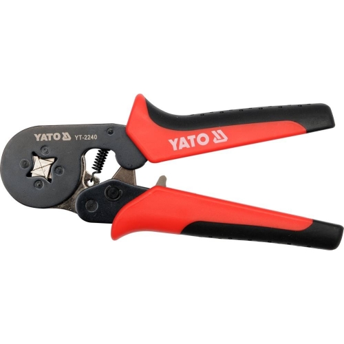 Кліщі для обтиску та зачистки проводів YATO, l=180мм [6/36], шт