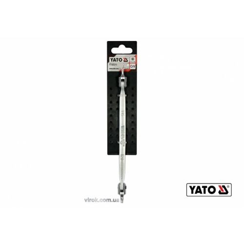 Ключ TORX 2-сторонній на шарнірах YATO: Т15 х Т20, L=202 мм, Cr-V