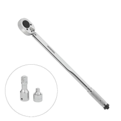 Ключ динамометричний 3/4", 70-420 Нм, перехідник 3/4"×1/2'', подовжувач 100 мм 3/4", STORM INTERTOOL XT-9010