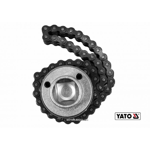 Ключ до масляного ланцюгового фільтра YATO: квадрат-1/2", Ø=60-115 мм, Cr-V