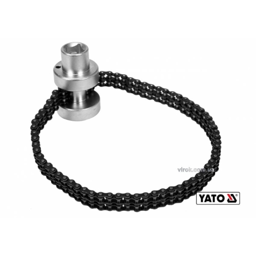 Ключ до масляного ланцюгового фільтра YATO: квадрат-1/2", Ø=60-115 мм, Cr-V