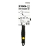 Ключ розвідний MASTERTOOL 200 мм 0-38 мм з обгумованою ручкою Cr-V 76-0322