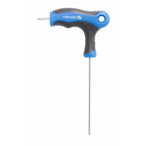 Ключ типу T, довгий HOEGERT TAMPER TORX (з отвором) HT1W871