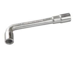 Ключ торцевий з отвором L-подібний MASTERTOOL 12 мм CRV 73-4012
