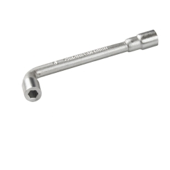 Ключ торцевий з отвором L-подібний MASTERTOOL 6 мм CRV 73-4006