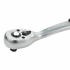 Ключ-трещотка с изогнутой ручкой 3/8" 200мм 72T CrV Sigma (6050081)