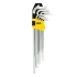 Ключі TORX MASTERTOOL набір 9 шт CrV довгі (Т10-Т50 90-227 мм) 75-0961