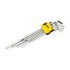 Ключі TORX MASTERTOOL набір 9 шт CrV довгі (Т10-Т50 90-227 мм) 75-0961