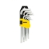Ключі TORX MASTERTOOL набір 9 шт CrV короткі (Т10-Т50 55-133 мм) 75-0960