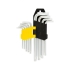 Ключі TORX MASTERTOOL набір 9 шт CrV короткі (Т10-Т50 55-133 мм) 75-0960