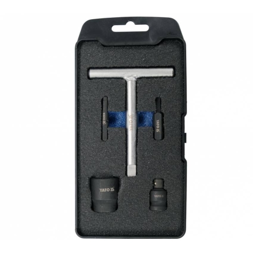 Ключі для пластикових оливозливних пробок YATO: до квадрату- 3/8", 5 шт