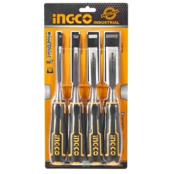 Комплект стамесок 4шт. 6-12-19-25 мм INGCO INDUSTRIAL