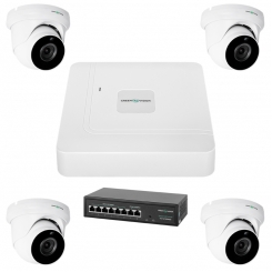 Комплект відеоспостереження на 4 камери GV-IP-K-W74/04 5MP
