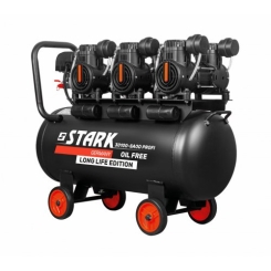 Компресор поршневий безмасляний STARK 30100-SAOD Profi 100 л