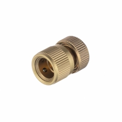 Конектор латунний 1/2" на шланг 1/2", STORM INTERTOOL GE-1216