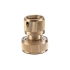 Конектор латунний з аквастопом 1/2" на шланг 3/4", STORM INTERTOOL GE-1217