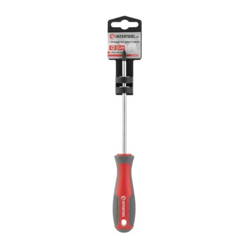 Викруткa PH1 * 125 мм, CR-V INTERTOOL VT-3317