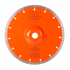Круг алмазний вiдрiзний 1A1R Turbo 230x2,3x9x22,23/F Laser CTH 230x22,23F GM