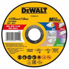 Круг відрізний MULTI-MATERIAL DeWALT DT20595