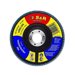 Круг зачисний пелюстковий S&R цирконієвий 125x22,2 з. 60 сталь