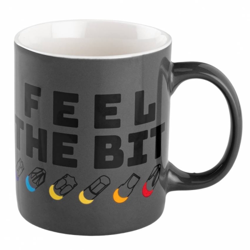 Кружка з принтом FEEL THE BIT, 330мл