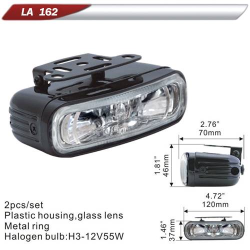 Куля фари. DLAA 162 Вт / H3-12V-55W / 120 * 37 мм